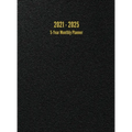 2021 - 2025 5-Year Monthly Planner: 60-Month Calendar (Black)