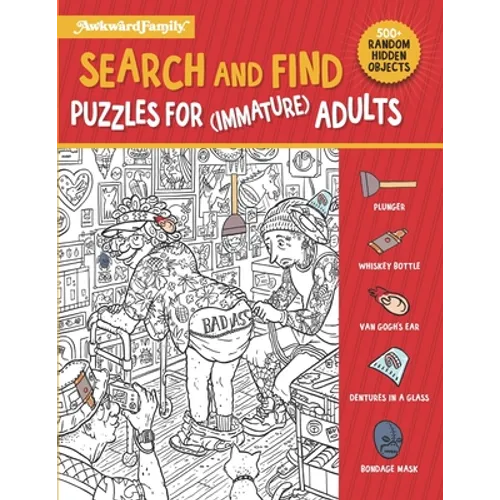 Search and Find Puzzle Book For (Immature) Adults