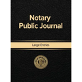 Notary Public Journal Large Entries