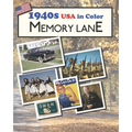 1940s USA in Color Memory Lane: large print book for dementia patients