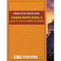 Practice Tests for CASAS Math GOAL 2 Level C, Forms 925M and 926M