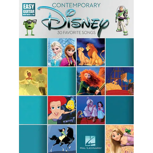 Contemporary Disney: Easy Guitar with Tab