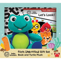 Baby Einstein: Let's Look! First Look and Find Gift Set Book and Turtle Plush