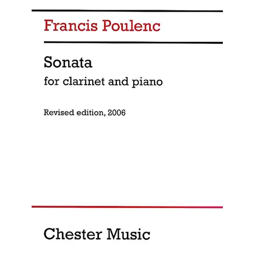 Sonata for Clarinet and Piano: Revised Edition, 2006