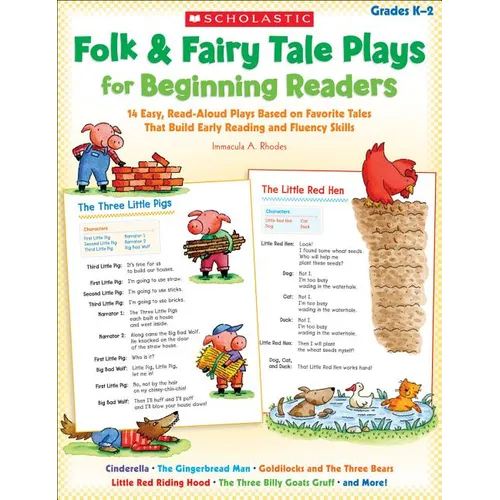 Folk & Fairy Tale Plays for Beginning Readers: 14 Readers Theater Plays That Build Early Reading and Fluency Skills