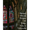 Baroque Preludes For Violin, Viola Or Violoncello