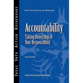 Accountability: Taking Ownership of Your Responsibility
