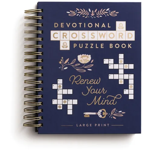 Renew Your Mind: Devotional Crossword Puzzle Book (36 Daily Devotions with Inspiring Activities to Refresh Your Soul) - The Perfect Gift for Christian