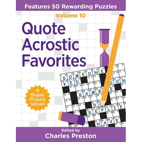 Quote Acrostic Favorites: Features 50 Rewarding Puzzles