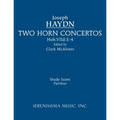 Two Horn Concertos: Study score