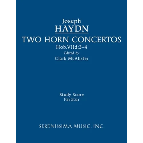 Two Horn Concertos: Study score
