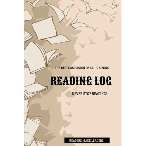 Reading Log: Record, Review, & Track Books & Pages Read, Book Lovers Gift, Journal