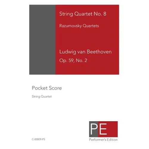String Quartet No. 8: Pocket Score