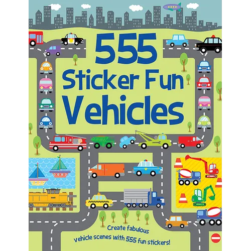 555 Sticker Fun - Vehicles