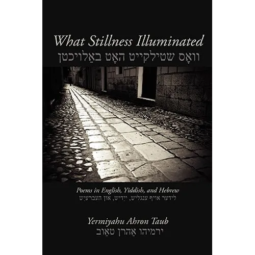 What Stillness Illuminated: Poems in English, Yiddish, and Hebrew