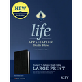KJV Life Application Study Bible, Third Edition, Large Print (Bonded Leather, Black, Red Letter)