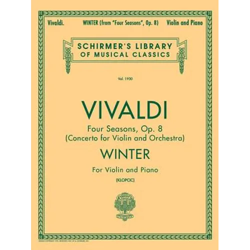 Schirmer Library of Classics Volume 1930: Schirmer Library of Classics Volume 1930 Violin and Piano